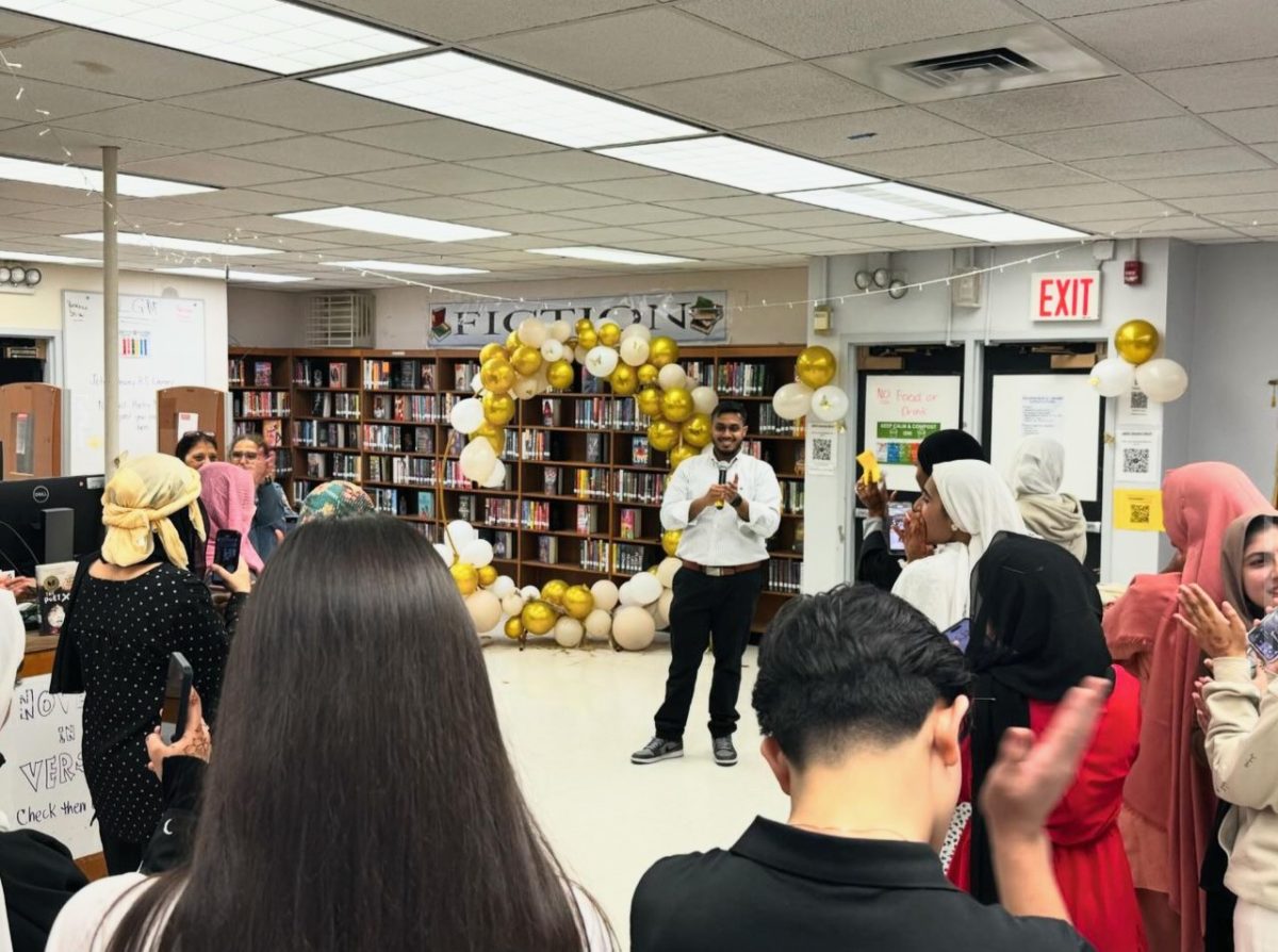 Last year, our first Eid celebration was hosted by Mr. Rahim and the Muslim Student Association Club in the school library. Students were able to volunteer in this event and earn volunteer hours for doing so.