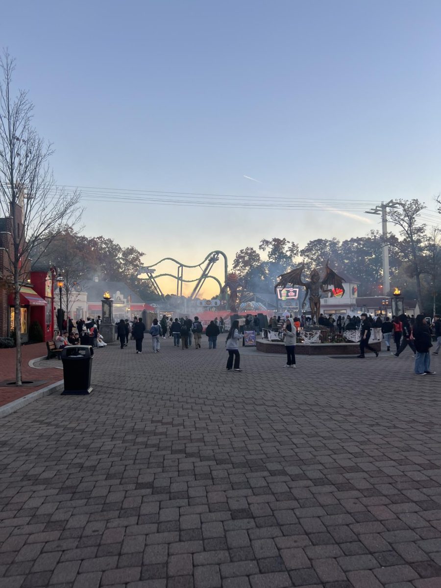 In their last year of high school, seniors are enjoying the Fright Fest with other Dewey peers.

Entering the Six Flags entrance, Dewey seniors are met with frightful surprises on October 25th, 2024. Senior Raniyah Mclean expressed that going to an amusement park is a great form of bonding with others. 