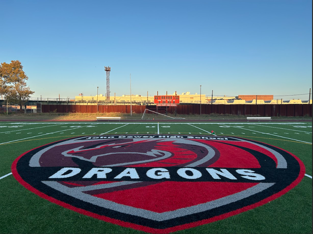 John Dewey High School's new field.