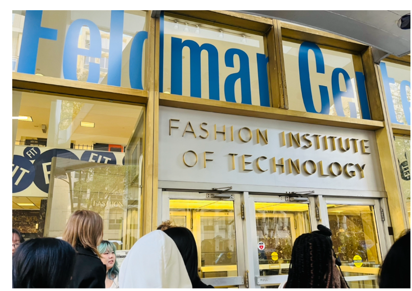 John Dewey High School students touring the Fashion Institute of Technology in Midtown.