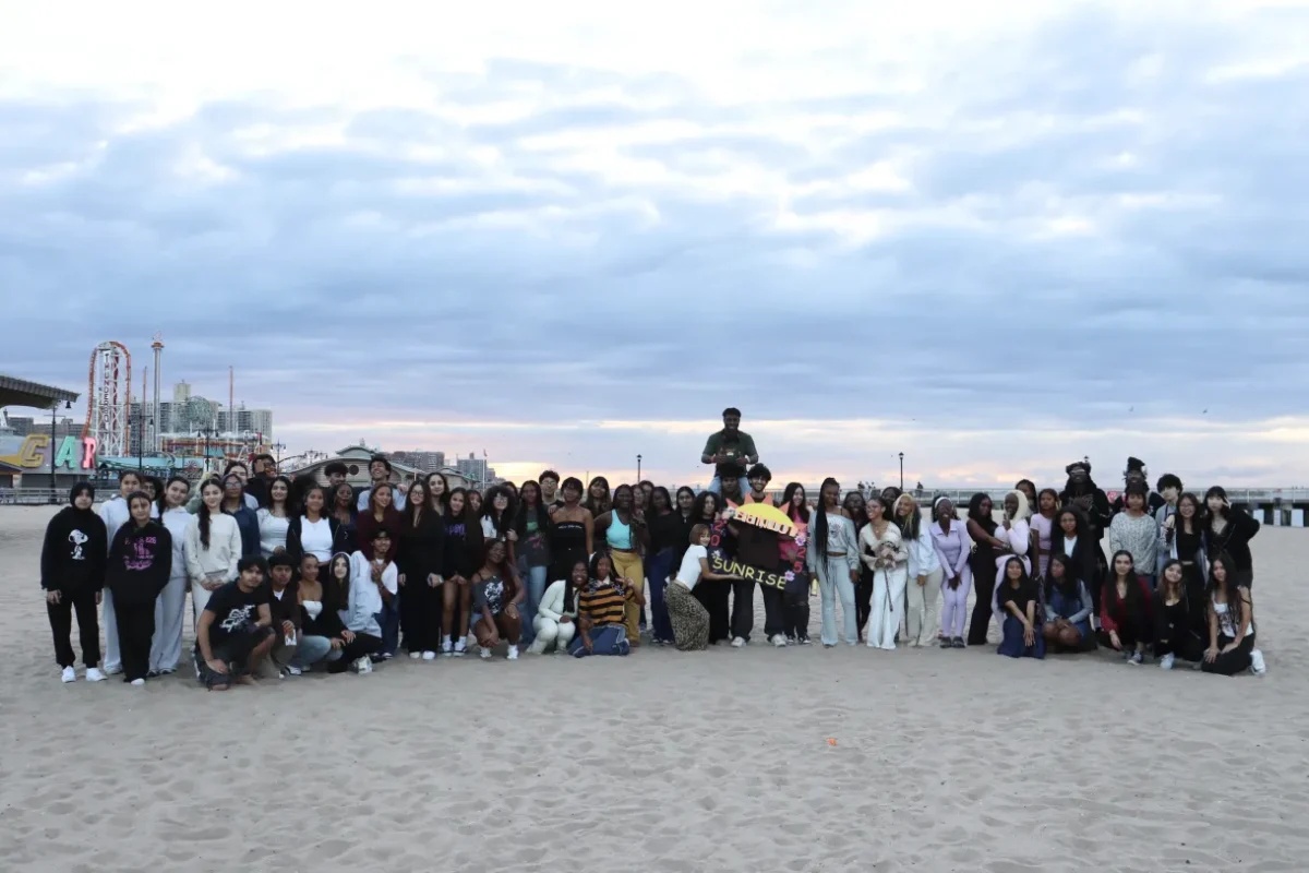 The Class of 2025 at Senior Sunrise.