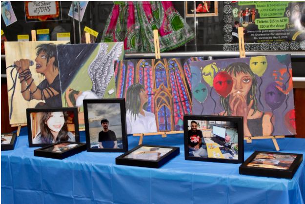 Advanced Studio Art Students designs. 